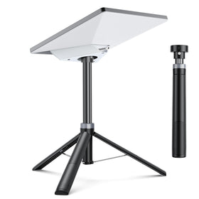 XMoving tripod front view showing stable mount and secure hold benefit