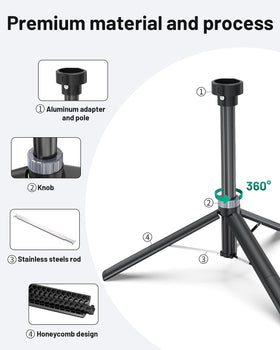 XMoving tripod leg lock detail demonstrating durable adjustment and stability benefit