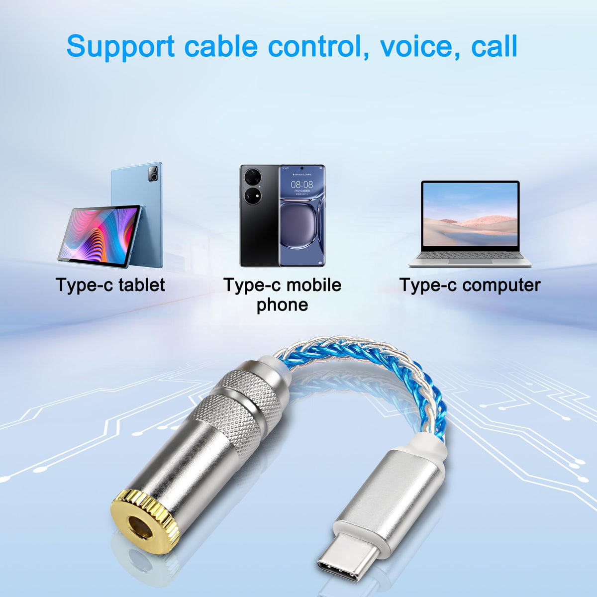 XMSJSIY Compatible with Type-C devices for versatile setups.