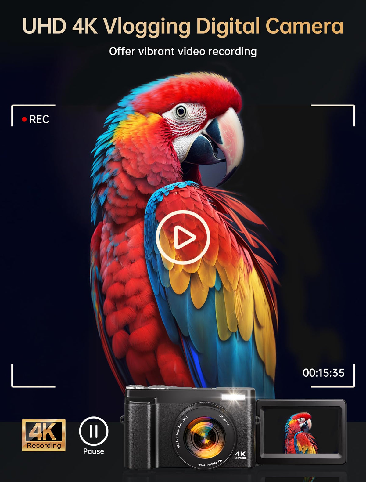 XNSIAKXA 64MP autofocus capture highlights sharp portraits and detailed textures on the go.