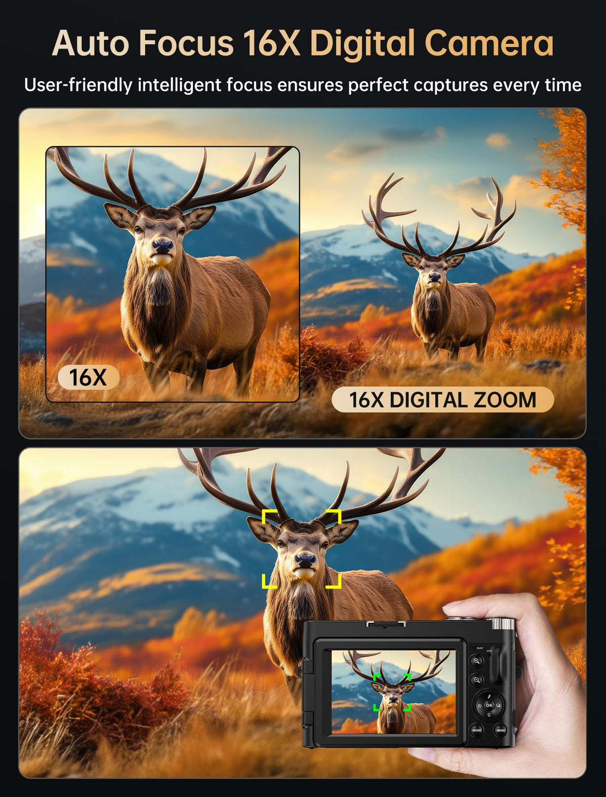 XNSIAKXA WiFi transfer and webcam mode enable quick sharing and live streaming.