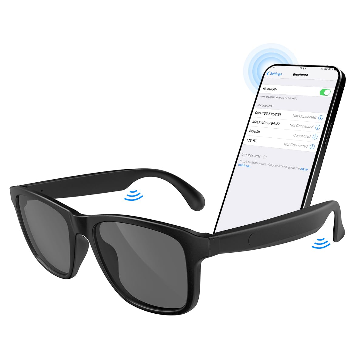 XO front view showing frame and lenses with stylish protection benefit