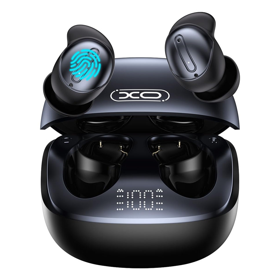 XO Simple Beauty Sleep Buds case shown for portable charging and on-the-go use