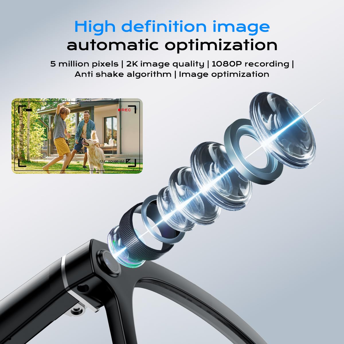 XO Simple Glasses anti-blue light protection reduces eye strain