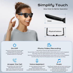 XO Simple Glasses boast a durable, lightweight design with scratch resistance for daily wear.