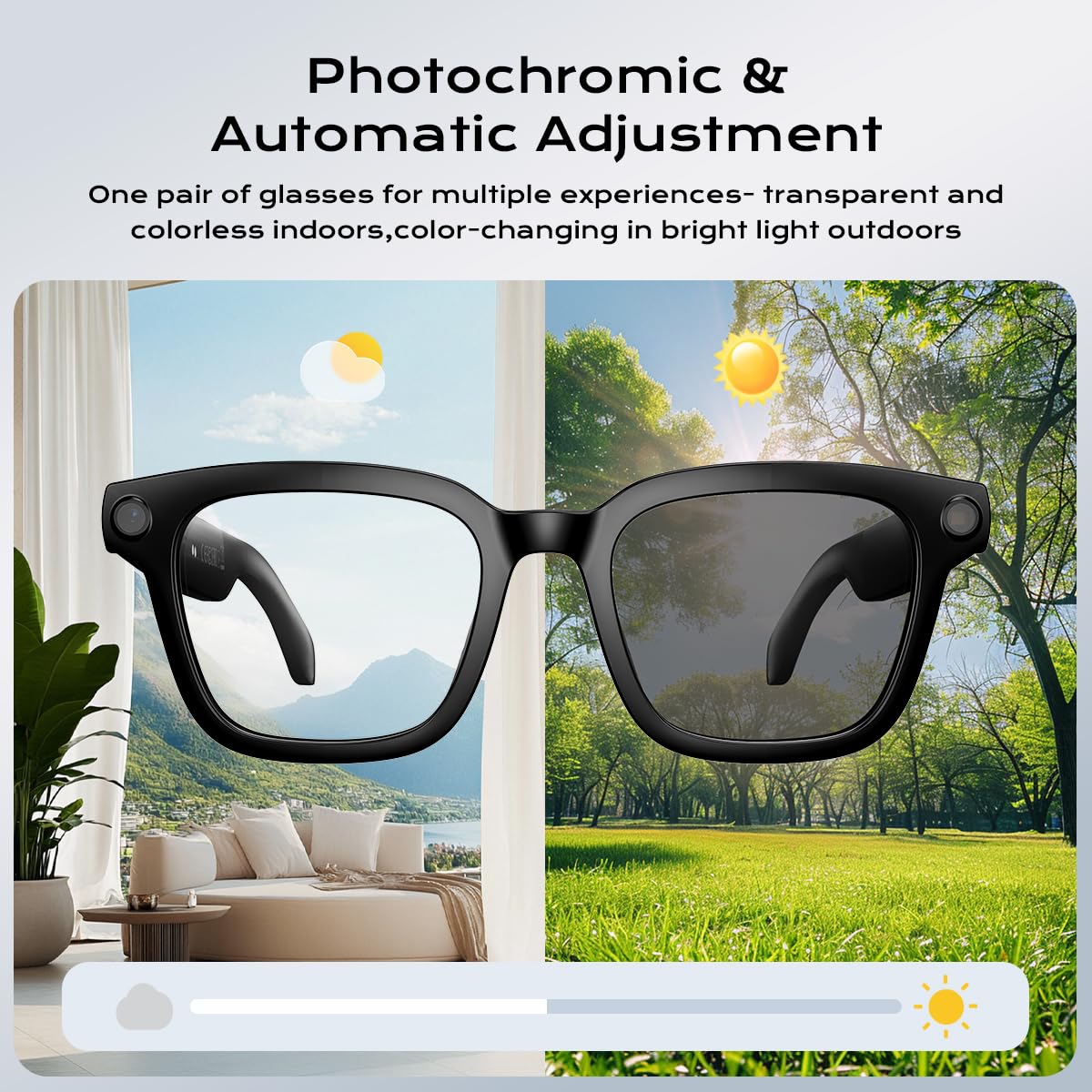 XO Simple Glasses IP64 dustproof and splash-proof design