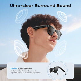 XO Simple Glasses come with a compact storage case for safe portability.