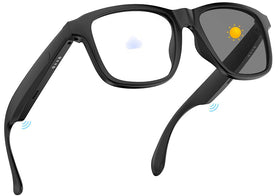 XO Simple is Beauty Bluetooth glasses with open-ear speakers for hands-free calls