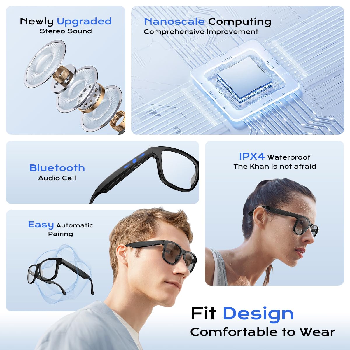 XO Simple is Beauty open-ear audio glasses deliver clear sound while staying aware of surroundings