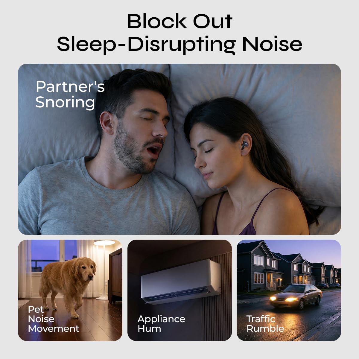XO Simple Mini ANC image highlighting noise cancellation in noisy environments