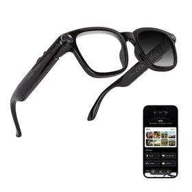 XOOMEER AI glasses capture 4K video with stabilization for smooth vlogs