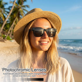 XOOMEER AI Smart Glasses offer smart touch control for easy use.