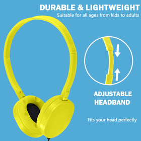 XOSDA durable wired headphones with 3.5mm jack for universal compatibility