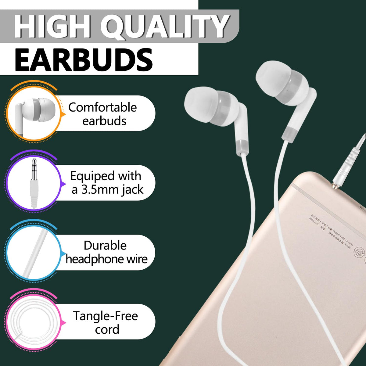 XOSDA durable wired headphones designed for daily student use.
