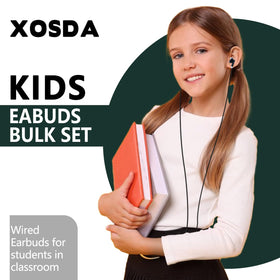 Durable XOSDA earbuds with reinforced wires and 3-5mm jack