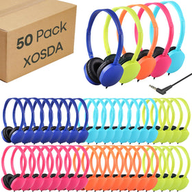 XOSDA kids headphones in colorful mix for classroom variety and durable daily use.