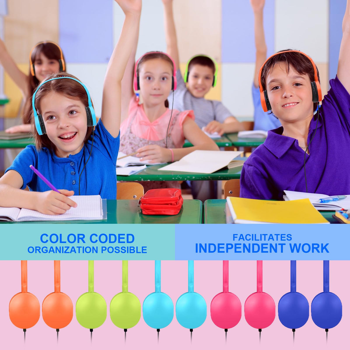XOSDA four-foot cable delivers flexibility for group activities and shared devices.