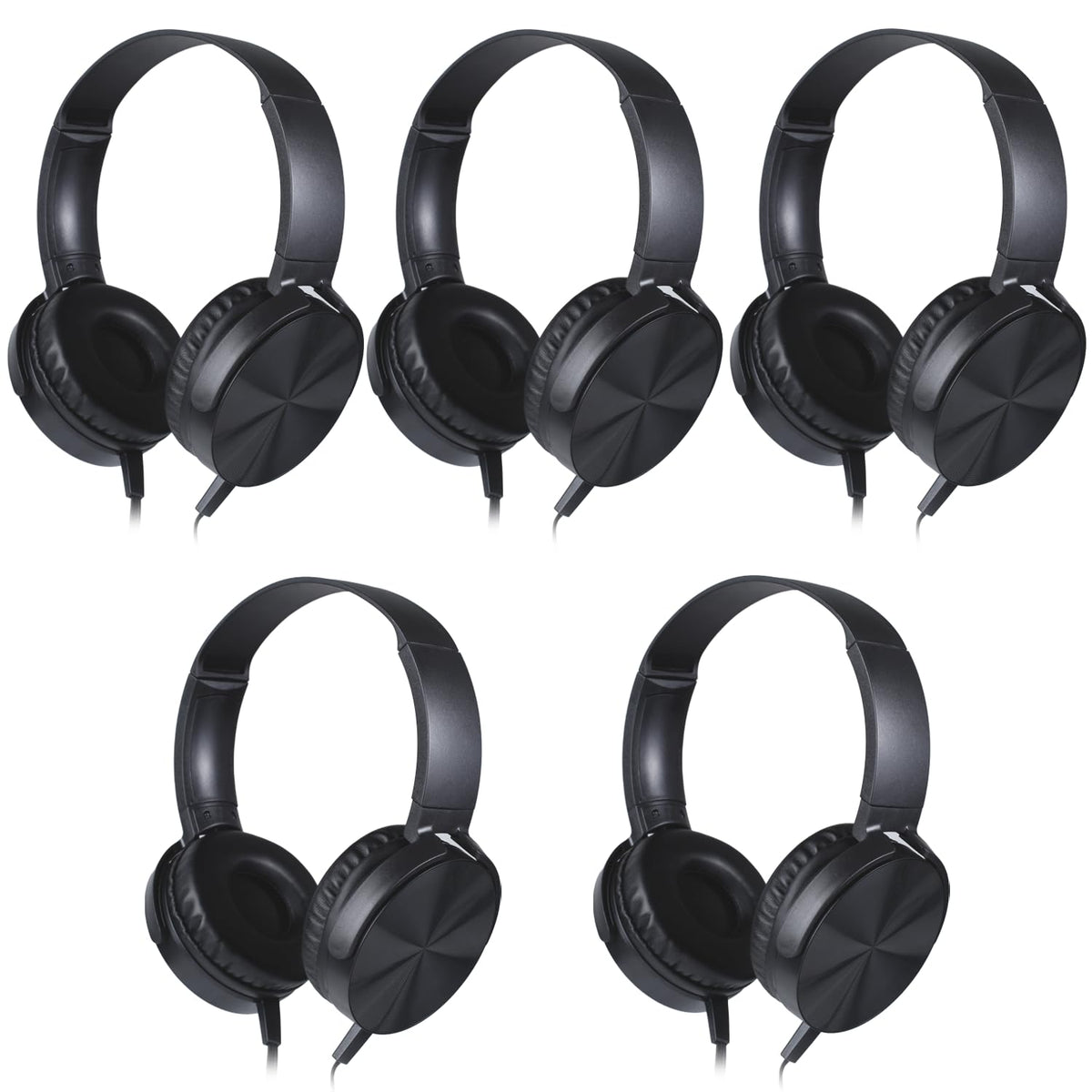 XOSDA LS450 classroom headphones in a 5-pack for bulk school use