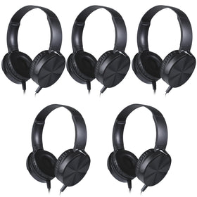 XOSDA LS450 classroom headphones in a 5-pack for bulk school use