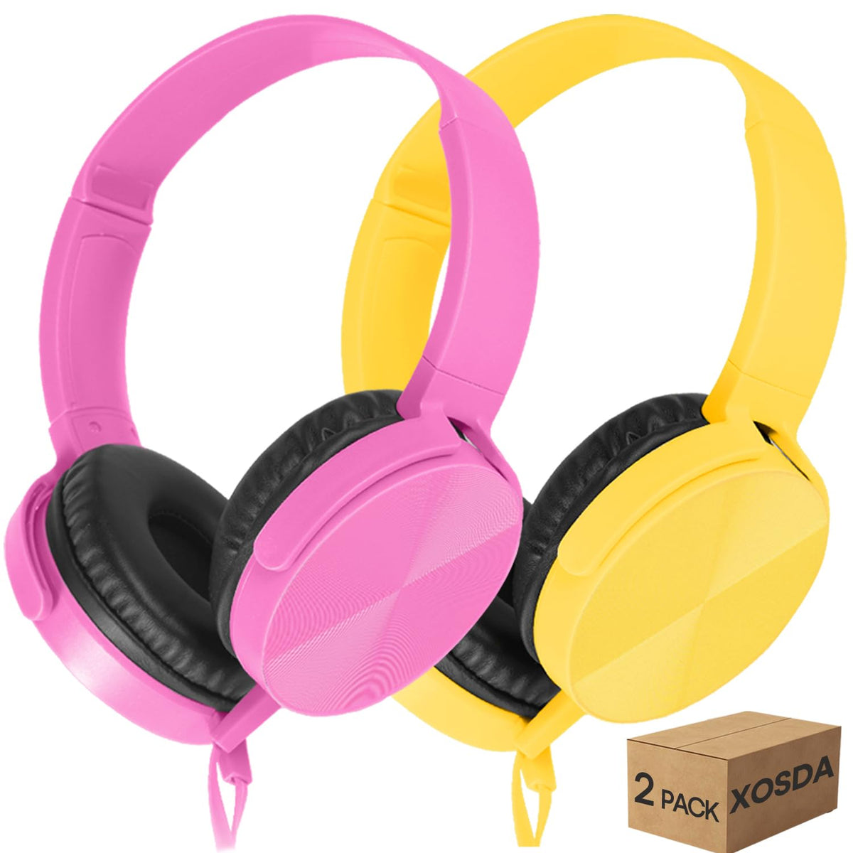 XOSDA LS450 classroom headphones on desk for focused study and classroom use.