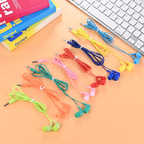 XOSDA mixed color earbuds spread showcasing eight colors for quick identification and group use