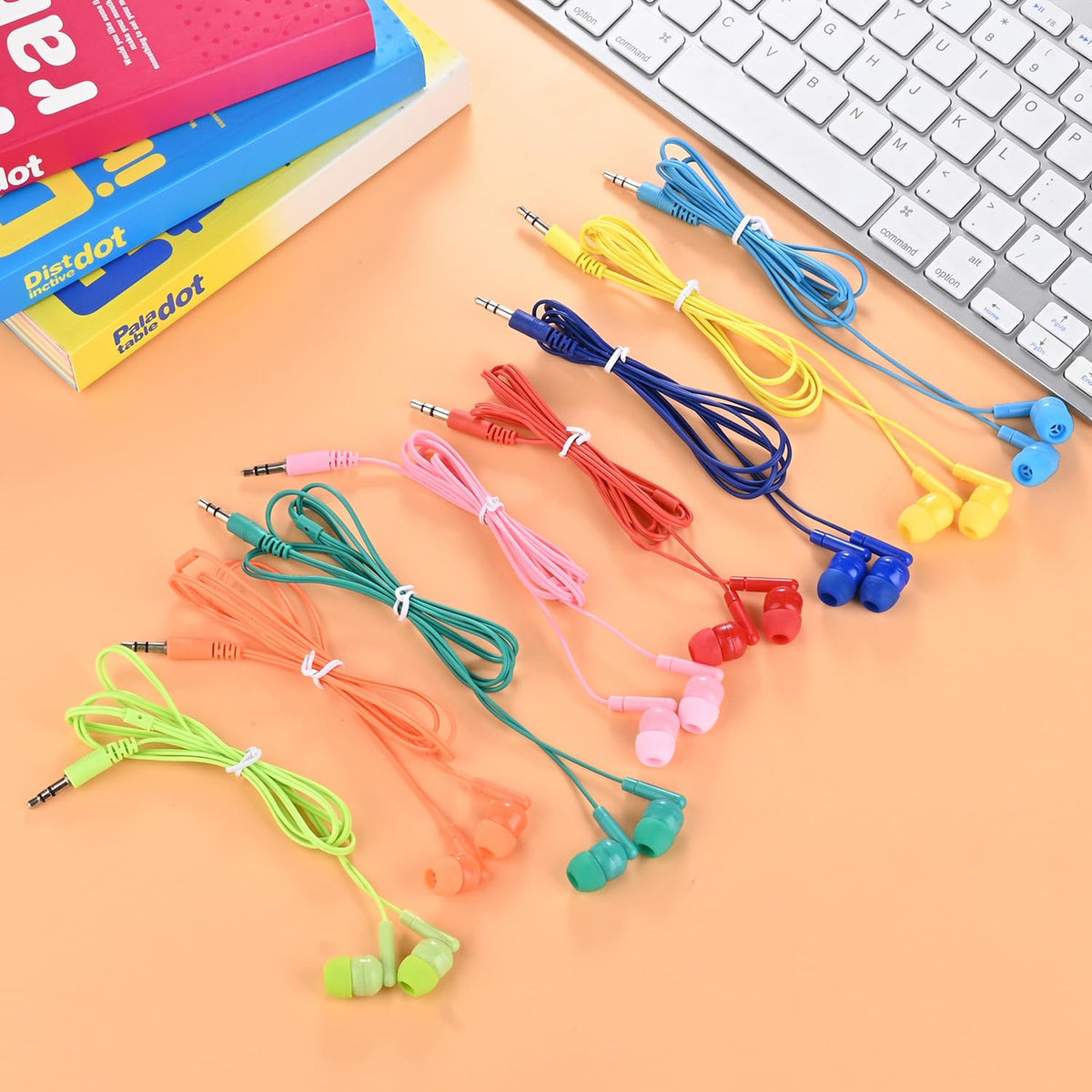 XOSDA multi-color earbuds variety offers engaging colors for students.
