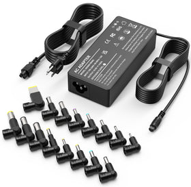 XOUBZ universal 90W charger powers many notebooks efficiently.