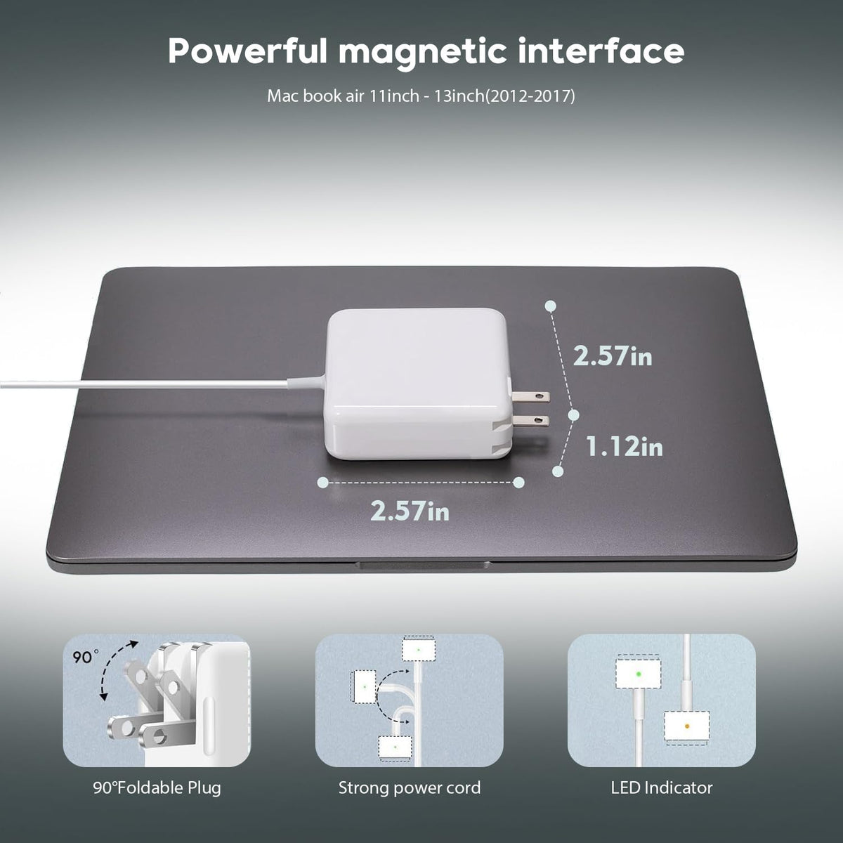 XOXCE foldable plug folded into compact cube for travel-friendly storage