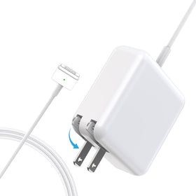 XOXCE front view charger showing compact design and foldable plug for portability