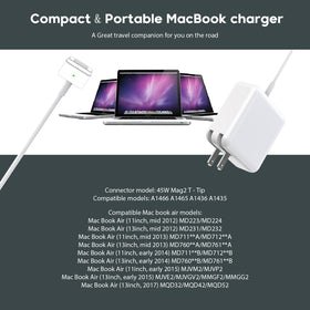 XOXCE charger in a workspace setup powering MacBook Air for reliable travel charging