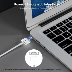 XOXCE T-tip connector close-up demonstrating magnetic alignment and safe disconnect