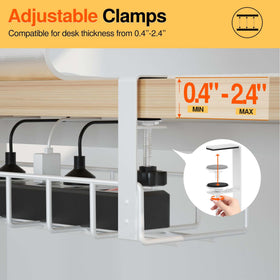 Xpatee kit accessories showing included cable clips and ties for neat routing