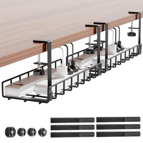 Xpatee front view of both trays showing compact organization and neat storage