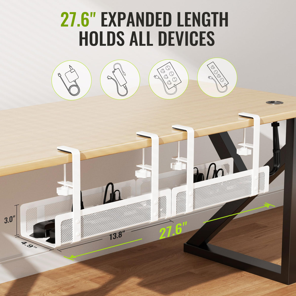 Xpatee in a home office setting creating clean workspace and professional look benefit