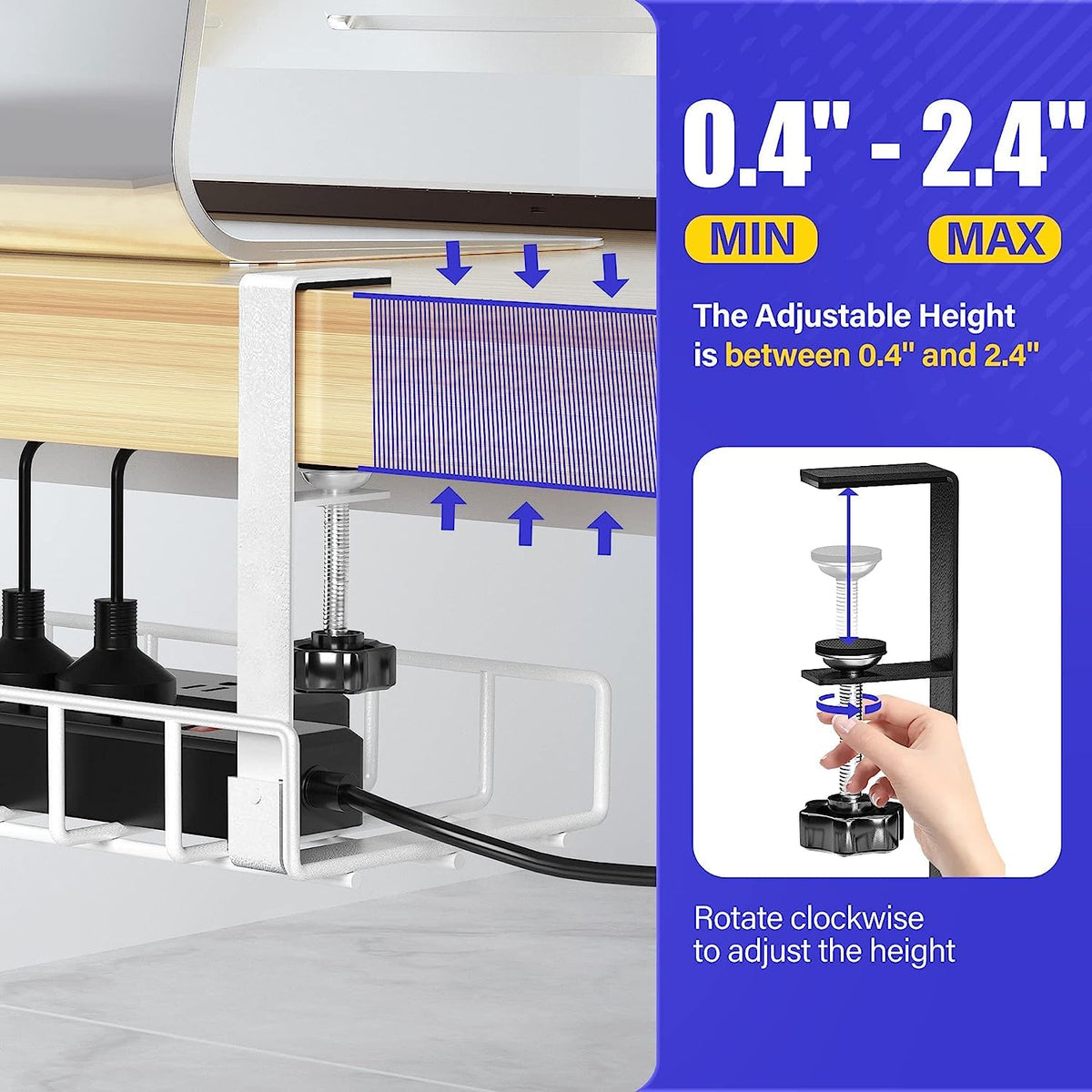 Xpatee mesh base detail allows ventilation and organized routing