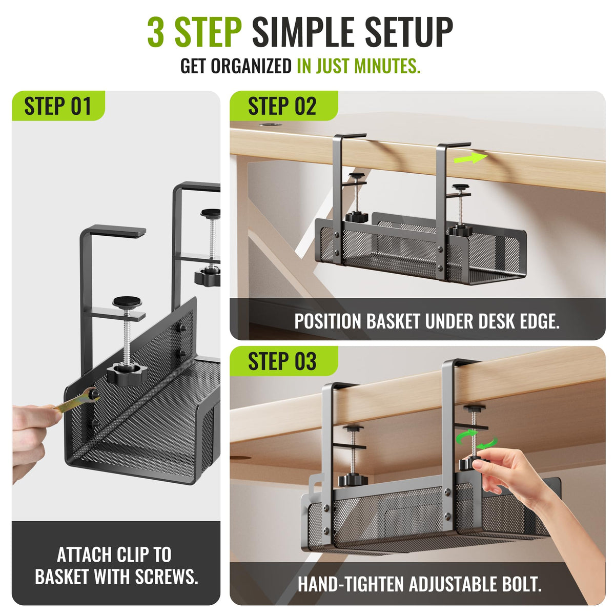Xpatee tray containing a power strip and adapters for tidy cable management