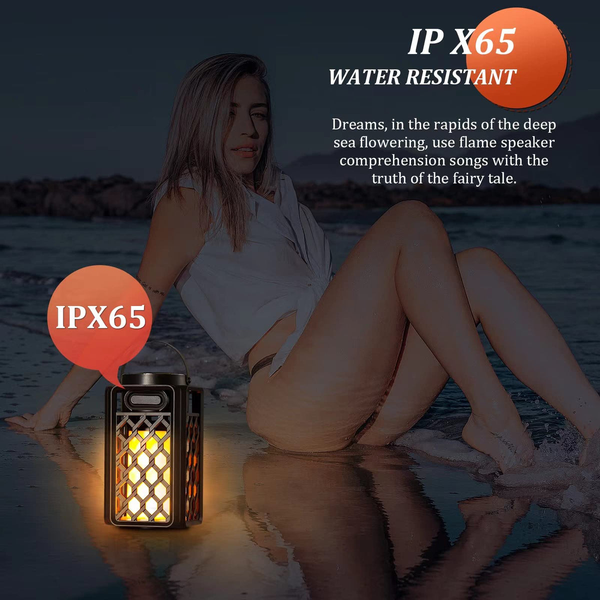 Xpoovv side view with handle and hook, portable hanging convenience