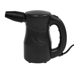 XPOWER A-2S held in hand to show compact size and comfortable handling