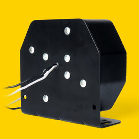 Xprite speaker mounted in vehicle engine bay demonstrating space-saving installation benefit