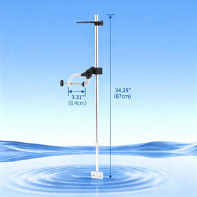 Xproutdoor mounted on a kayak in use showing benefit of portable transducer positioning