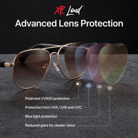 XR Loud Black Dominator UV protection in outdoor settings.