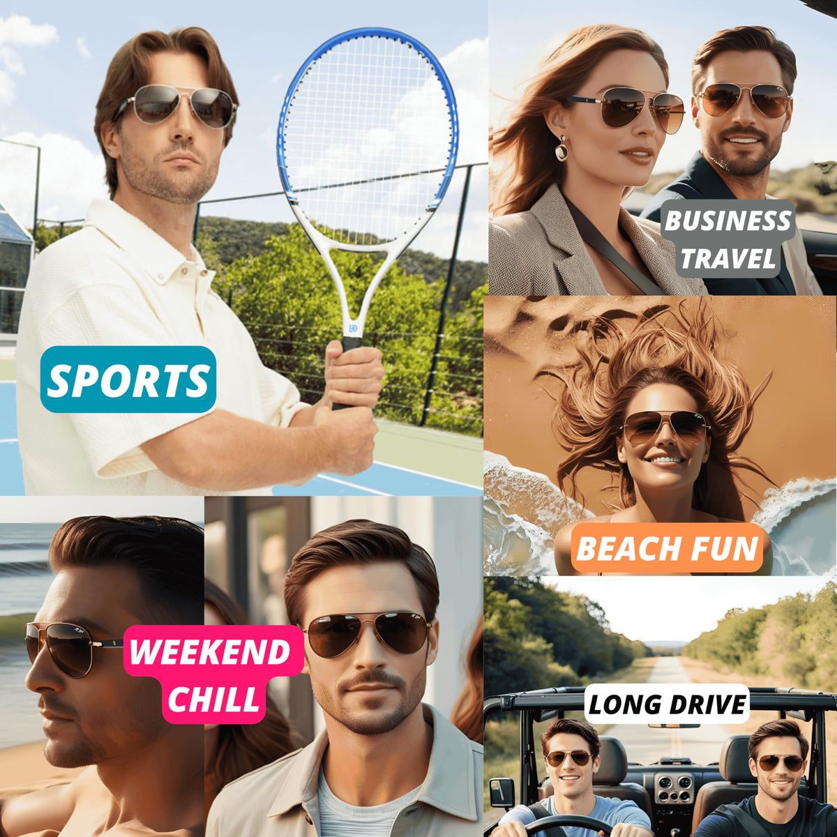 XR Loud glasses worn while running in daylight showing polarized glare reduction and audio use