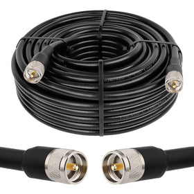 XRDS KMR 400 coax cable 75ft with UV-proof jacket for durable outdoor ham radio installations.