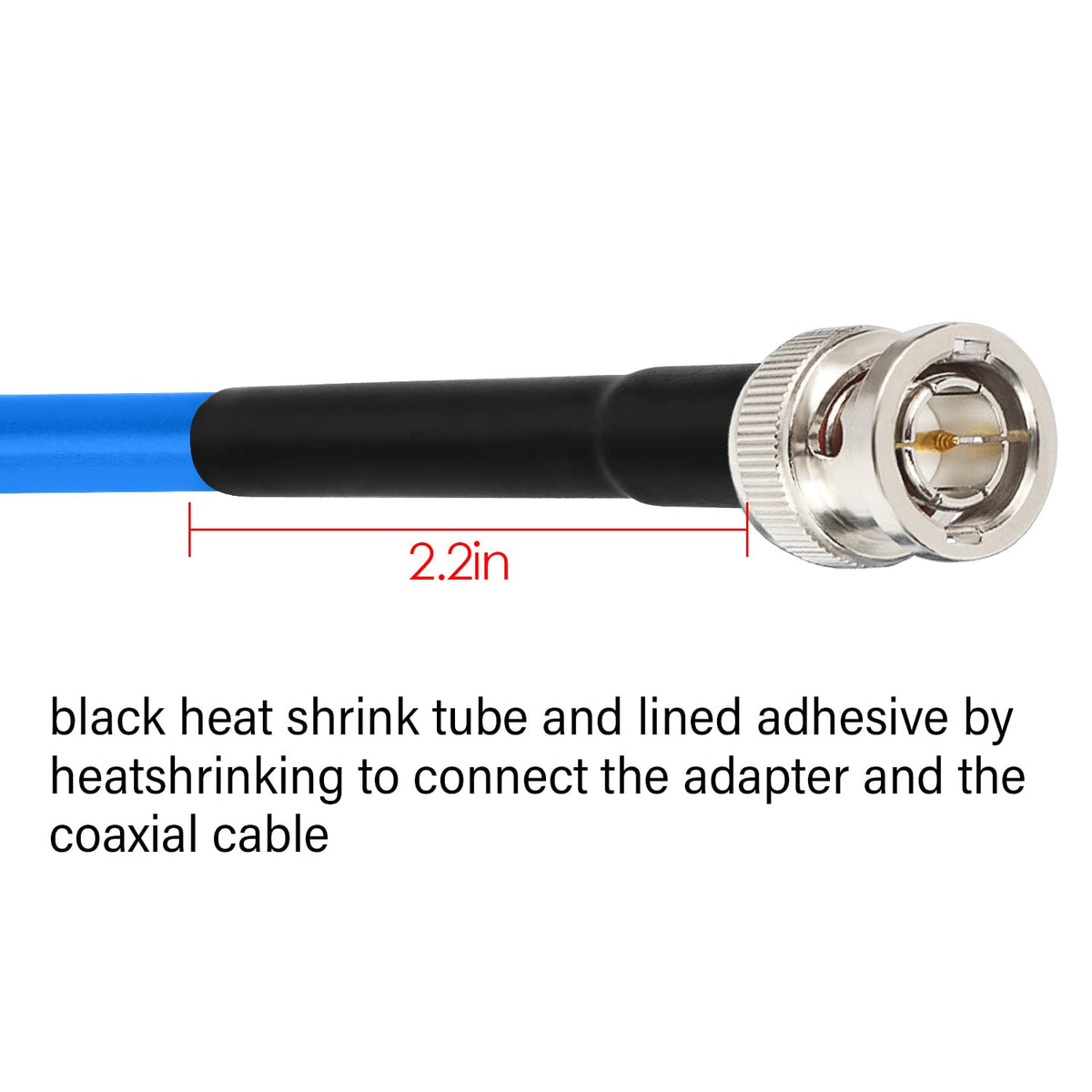XRDS-RF 75 Ohm SDI BNC male connector.