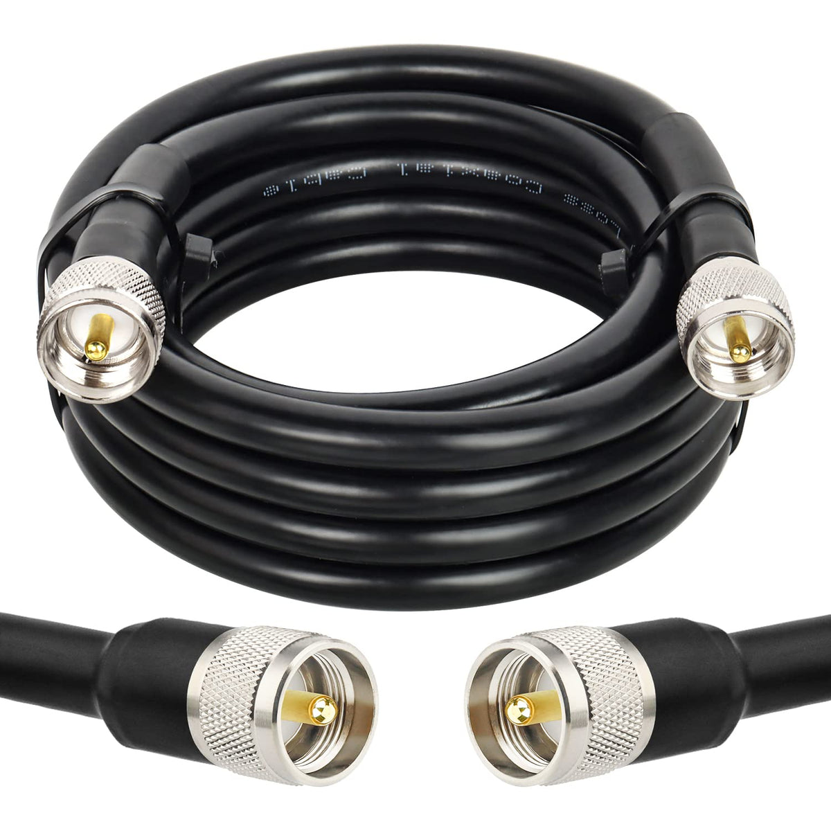 XRDS-RF 9ft KMR400 coax cable with low-loss signal for ham radio setups