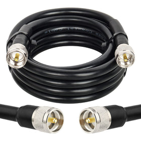 XRDS-RF 9ft KMR400 coax cable with low-loss signal for ham radio setups