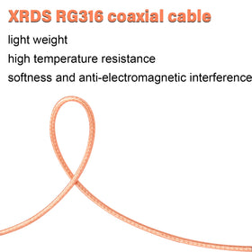 XRDS -RF BNC cable 15ft ideal for surveillance video transmission.