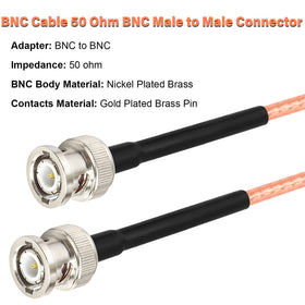 XRDS -RF closeup of BNC male connector showing solid contact for reliable signal transfer