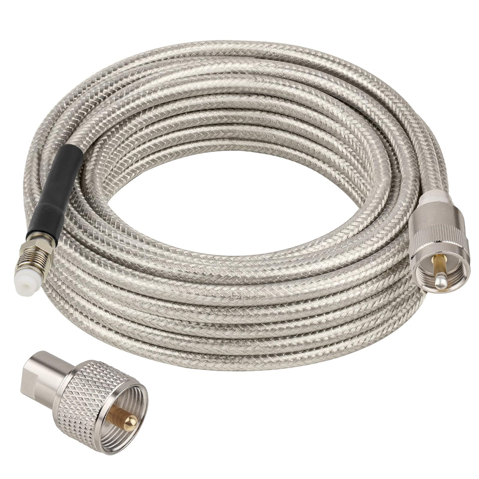 XRDS-RF CB coax 25ft with FME to PL-259 for easy plug-and-play setups.