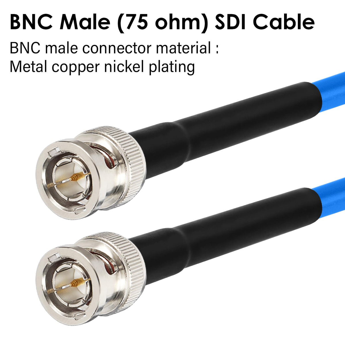 XRDS-RF dual-shield RG59 construction reduces interference.